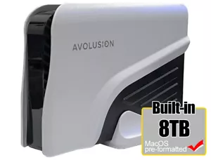 Avolusion PRO-Z Series 8TB USB 3.0 External Hard Drive for MacOS & Time Machine - Picture 1 of 5