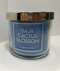 Bath & Body Works Baja Kaktusblüte ein Wick einzelne Testerkerze 4 Unzen