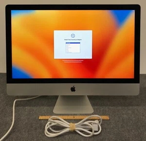 Apple iMac A1419 BTO/CTO 2017 27" AIO i7-7700K 16GB 2.12TB Fusion Drive w/Cord - Picture 1 of 4