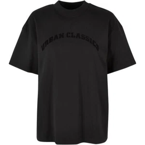 Urban Classics Ladies Oversized Flock T-Shirt Ladies Tonaler Logo Print New - Picture 1 of 19