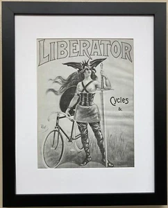 Vintage Fahrrad Poster "Liberator Bicycles" (1900) gerahmte Kunst - Bild 1 von 6
