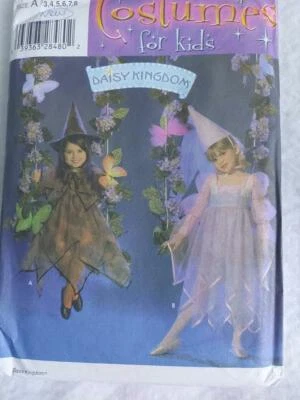 Simplicity 4938 Child's Witch Princess Costume Pattern Sz 3-8 - Image 1 of 2