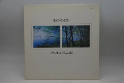 Fred Simon - Usually / Always Windham Hill Records Promo Vinyl LP Record - Image 1 of 4