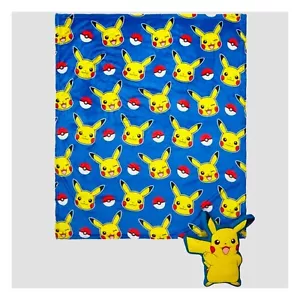 Pikachu (Pokémon) Plüsch- und Wurfdecke - Bild 1 von 6