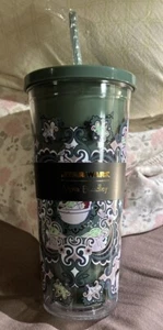 New 24 Ounce Vera Bradley Star Wars Mandolorian Grogu Tumbler Cup Straw - Picture 1 of 24
