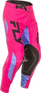 Fly Racing Evolution BOA Pink Lavender Black Motocross BMX ATV Pants Size 34 - Picture 1 of 12
