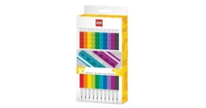 Confezione da 10 penne Gel Colorate Lego, GEL PENS Limited Edition 53100 - Imagen 1 de 2