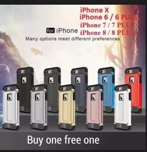 NEW TOUGH ARMOR HEAVY DUTY Case Cover SHOCKPROOF For iPhone X - Picture 1 of 9