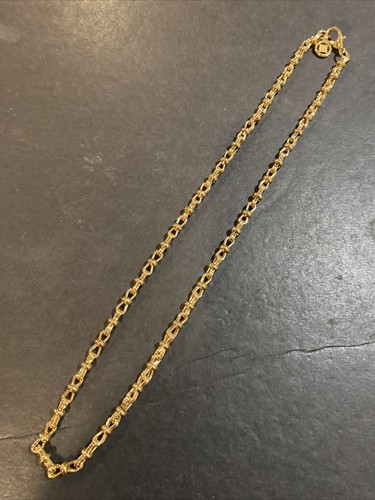 Collana maglia pesante tono oro firmata Givenchy