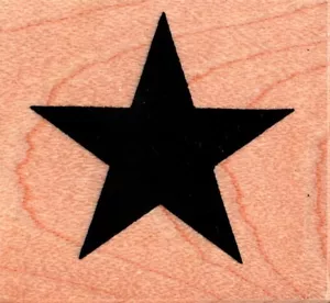 PSX ~ BOLD STAR #2 ~ Holzstempel Gummistempel Natur Sommer Nachthimmel - Bild 1 von 1
