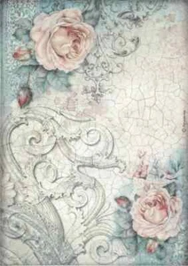 Papel Arroz Stamperia A4 - Antigüedades Brocante - Rosas - DFSA4853 - Imagen 1 de 1