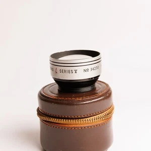 Vintage Kaligar AUX Tele Objektiv Serie V No 34230 mit Ledertasche - Bild 1 von 8