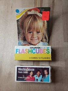 Vintage 5 Westinghouse und Sylvania Kamera Blitzlampen/Blitzwürfel (#9) - Bild 1 von 5