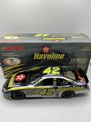 2003 Jamie McMurray #42 Havoline Rookie of the Year Chrome 1:24 banco fundido - Imagem 1 de 4