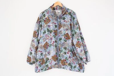 Lady C.A. Sport | Vintage 80’s/90’s Novelty Garden Cottagecore Jacket | Size 2X - Image 1 of 4