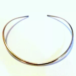 Collar de cuello de garganta vintage en tono plateado - Imagen 1 de 3
