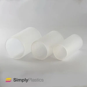 Frosted Extruded Acrylic Plastic Perspex Tube Pipe / Various Diameters - Picture 1 of 1