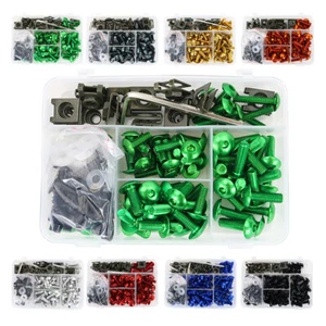 Kit completo de pernos de carenado apto para Kawasaki Ninja ZX-9R/ZX-10R mercado de accesorios - Imagen 1 de 28