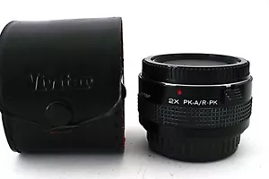Vivitar PK-A/R-Pk, 2X Tele Converter for Pentax KA camera mount, WORKING - Picture 1 of 4