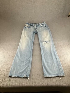 BKE Justin Jeans Herren 30x31,5 Blau Light Wash Distressed Relaxed Bootcut Cowboy - Bild 1 von 20