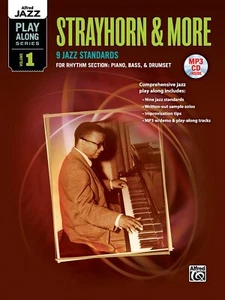Alfred Jazz Play Along Series Vol.1 Strayhorn & More Piano Bass Drum Book Cd NEW - Picture 1 of 1