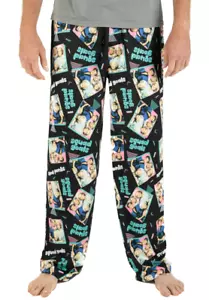 Pantalones de salón para dormir dorados para niñas y hombres con estampado completo con cordón en la cintura nuevos con etiquetas XL - Imagen 1 de 1