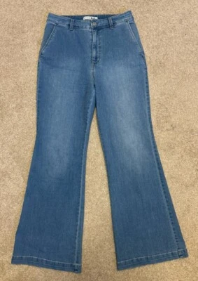 Code Bleu Womens Size 10 Blue Wide Leg  Jeans Denim  - Image 1 of 4