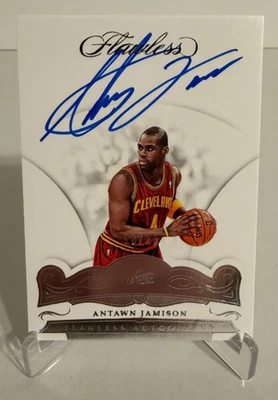 Autógrafos impecables Panini 2017-18 plateados #FA-AJ Antawn Jamison automático #ed 25 Foto 1 de 2