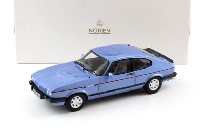 1:18 Norev Ford Capri MKIII 2.8i Iniezione 1984 RHD Blu Metallizzato Parigi - Immagine 1 di 4