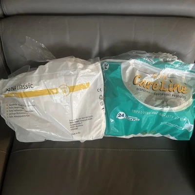 Lote de 17 pañales medianos vintage de plástico para adultos Foto 1 de 4