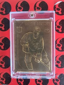 1999-00 Wayne Gretzky Upper Deck Authentificated Collectables 22K Gold UD Oilers - Picture 1 of 2