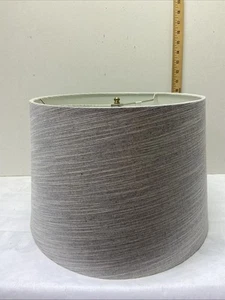 (N12) Paralume per lampada grigio chiaro, diametro 13" - Foto 1 di 3