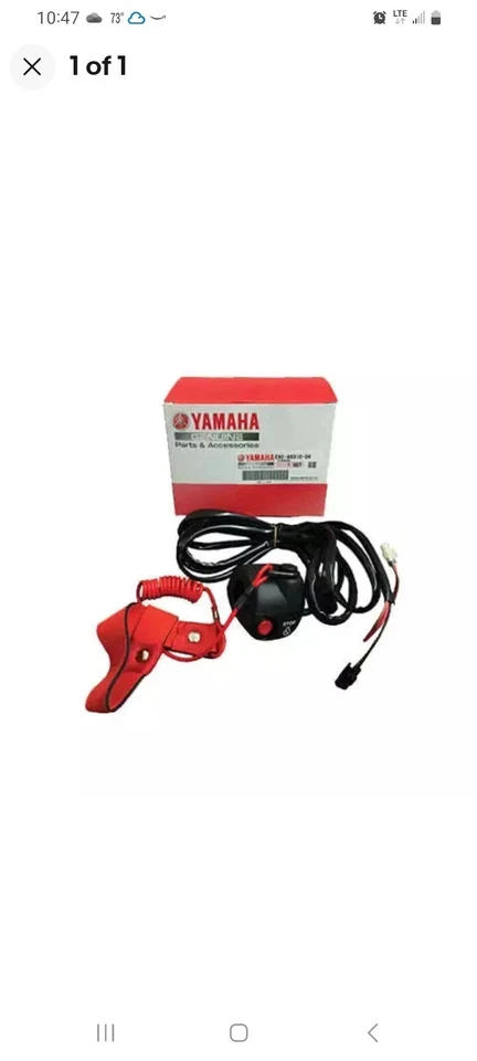 YAMAHA WAVERUNNER START STOP SWITCH BOX ASSEMBLY 2001-2017 SJ700 EW2-68310-04-00 Foto 1 de 4