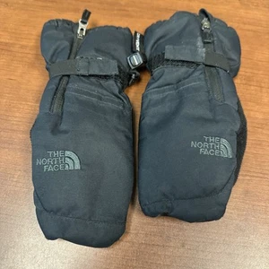 The North Face Gloves Toddler Large Black Mittens Junior Hyvent Kids Snow Ski L - Picture 1 of 10