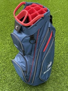 Callaway ORG 14 Cart Bag | BIGHORN Golf Club Logo | 14-Way Top | Red/Blue - Picture 1 of 7