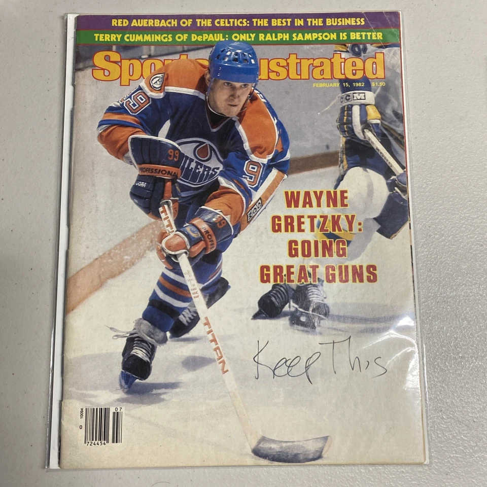 Sports Illustrated February 15, 1982 Wayne Gretzky “Keep This” written on cover - Image 1 of 1