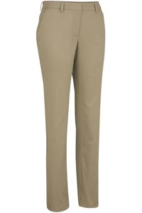Edwards Garments 8555 Ladies Flat Front Slim Chino Pants - Picture 1 of 2