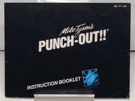 Mike Tyson's Punch-Out!! NES Instruction Manual ONLY Nintendo Original Authentic