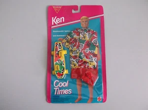 Mattel 1993 Barbie Vintage KEN COOL TIMES Monopatín y Conjunto Patinador Niño Ropa - Imagen 1 de 4