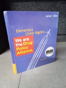 Elementary Linear Algebra by Ron Larson & David Falvo Hardcover Sixth Edition - Picture 1 of 11