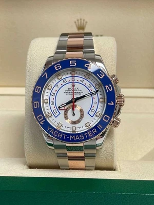 Rolex Yacht-Master II 116681 Wrist Watch Stainless Steel 18k Rose Gold LNIB - Image 1 of 4