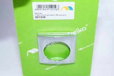 FRANKANA FREIKO 321/228 Rahmen 1-fach chrom glänzend SB-verpackt