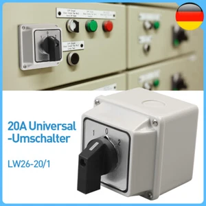 Hauptschalter Drehschalter Gehäuse Nockenschalter Wendeschalter Motor Schalter - Bild 1 von 8