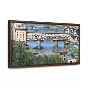 The famous medieval Ponte Vecchio over the Arno River in Florence, Italy!! - Picture 1 of 9
