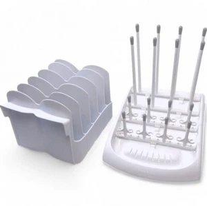 Kiinde Keeper Breast Milk Storage Munchkin Baby Bottle Drying rack 2 piece lot - Picture 1 of 7