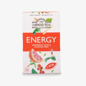Ahmad Grapefruit, Mate & Guarana Samen "Energy" Aufguss Teebeutel 6 Schachteln à 20  - Bild 1 von 3