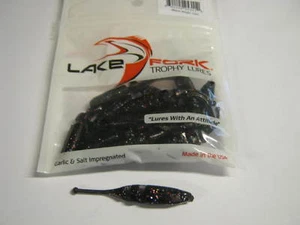 LFT TROPHY LURES BABY SHAD 15CT BLACK MAJIC - Bild 1 von 1