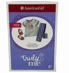 American Girl S'more Fun Pajama Set Truly Me 2019 Set 100% Complete EXC MINT - Picture 1 of 13