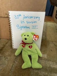 Ty Beanie Babies Bones Signature II The Bear 30th Anniversary US Edition - Picture 1 of 1
