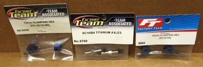 Team Associated SC10/B4 12mm Front and Rear Hex with a set of Titanium Axles - Image 1 of 2
